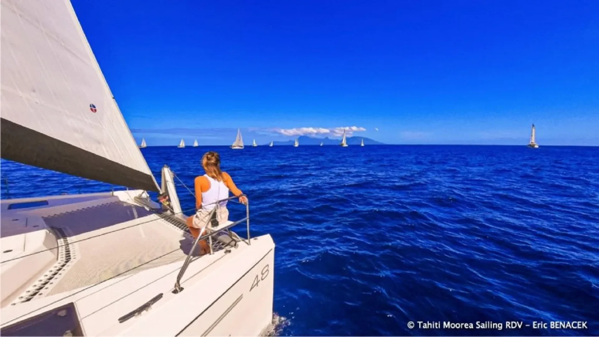 Traversée Tahiti Moorea © Tahiti Moorea Sailing Eric BENACEK