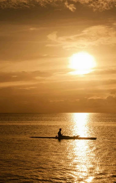 Sunset à Rangiroa © Hélène Havard