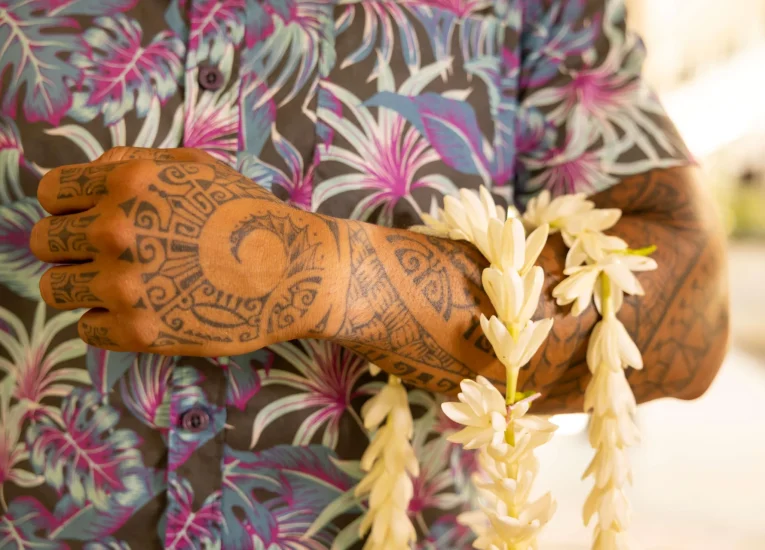 Polynesische Tätowierungen
