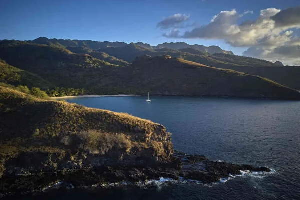 La plage de Hanamoenoa de Tahuata © Bertrand Duquenne