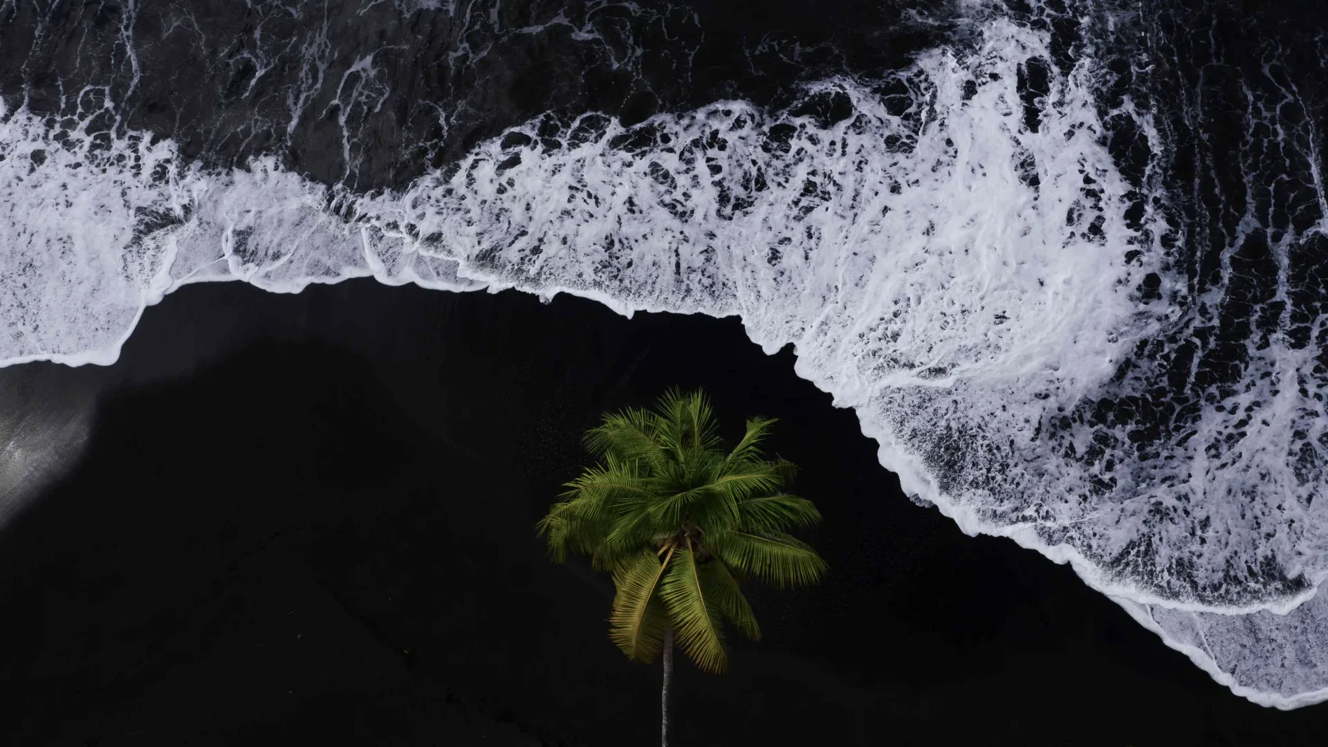 Plage de sable noir à Tahiti Et Ses Îles ©Jim Winter