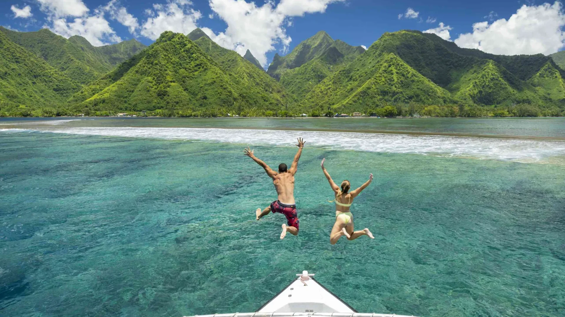 Tahiti iti vue depuis la mer © Grégoire Le Bacon